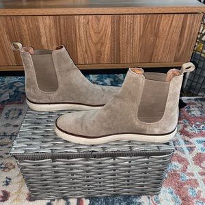 Frye suede Chelsea boots